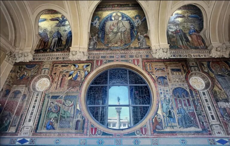 Mosaico della facciata di Santa Maria Maggiore