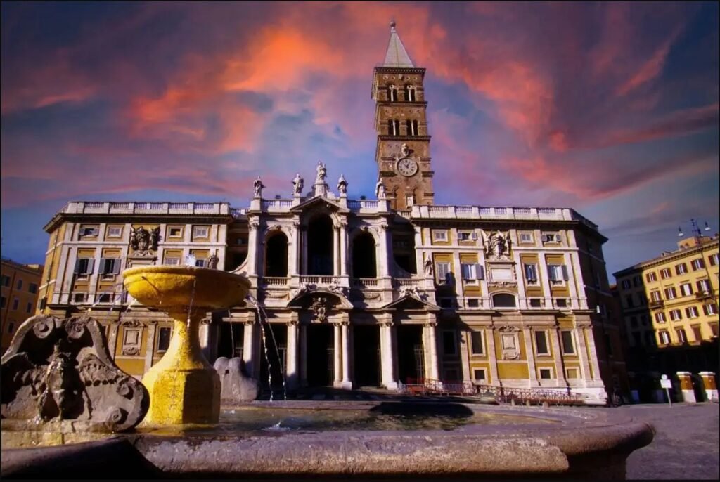 Basilica di Santa Maria Maggiore all'alba