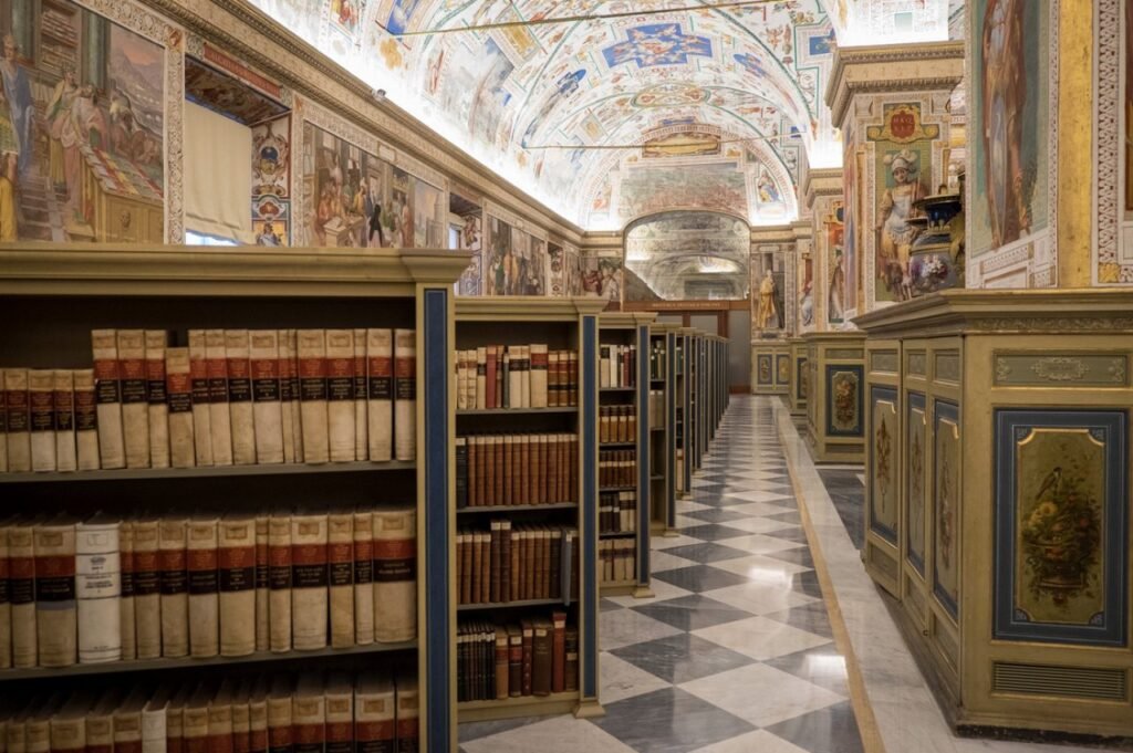 Interno del Salone Sistino della Biblioteca Apostolica Vaticana