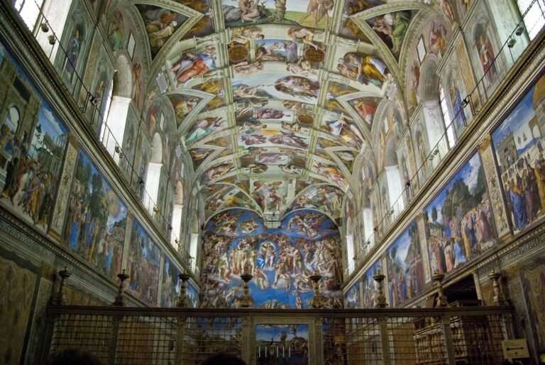 Interno della Cappella Sistina nei Musei Vaticani