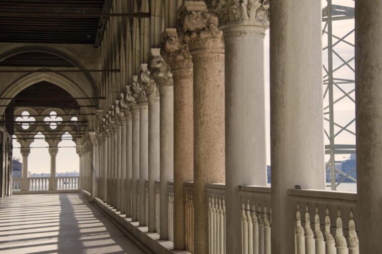 Loggia Foscara all'interno di Palazzo Ducale